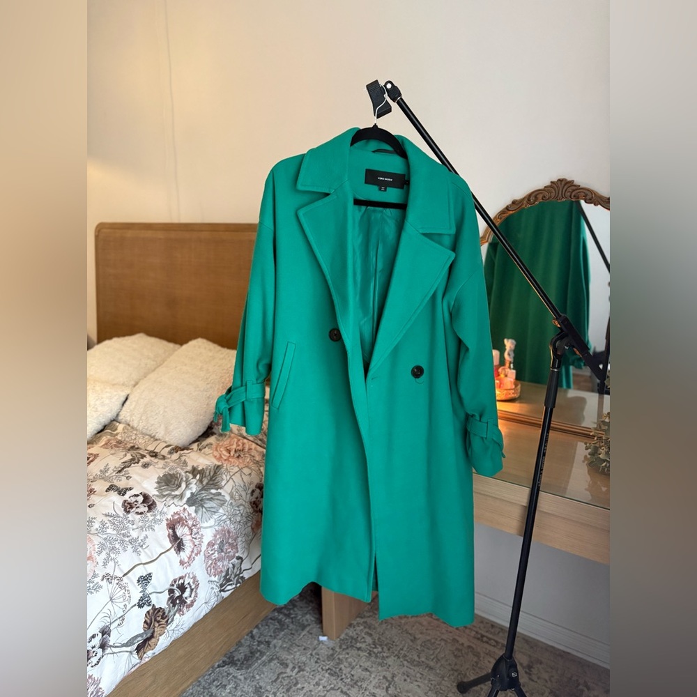 Vero Moda Teal Trench Coat